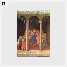 アートポストカード-Communion of the Apostles - フラ アンジェリコ Postcard.