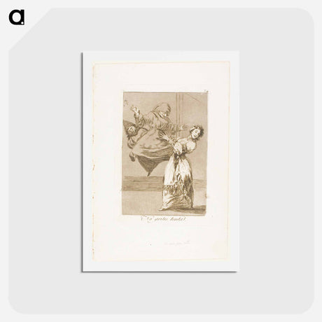 アートポストカード-Don't scream, stupid - フランシスコ デ ゴヤ Postcard.