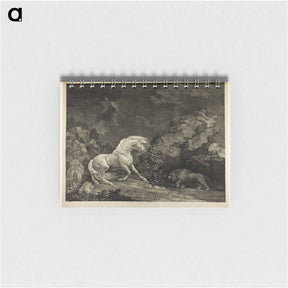 アートメモ帳-A Horse Affrighted by a Lion
 - ジョージ スタッブス Memo.