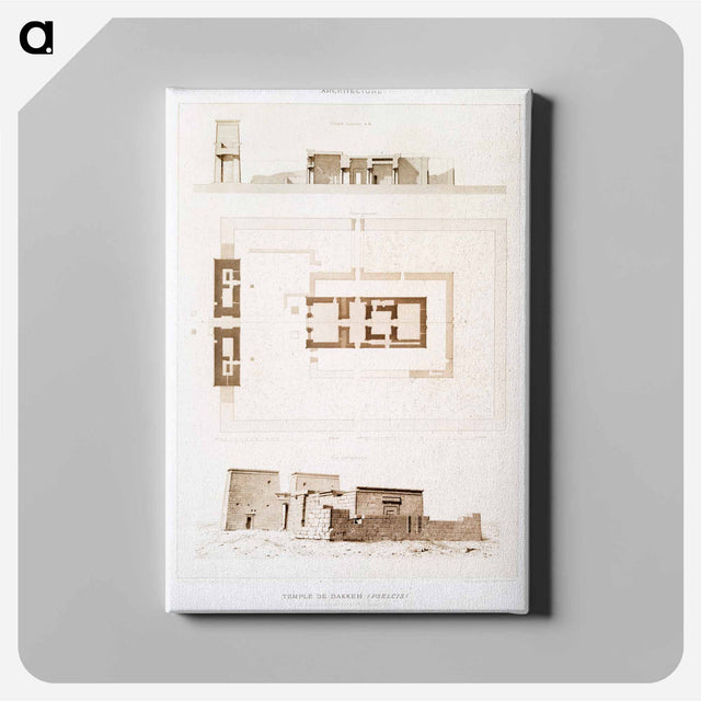 アートパネル-Temple of Dakka
 - エジプト美術史 Canvas.