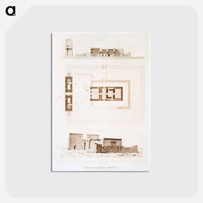 アートポストカード-Temple of Dakka
 - エジプト美術史 Postcard.