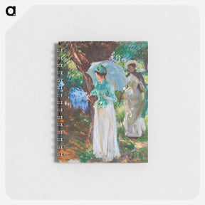 アートメモ帳-Two Girls with Parasols - ジョン シンガー サージェント Memo.