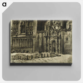 アートパネル-St. Juan de los Reyes, the Door and the Chains
 - ジョセフ ペネル Canvas.