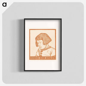 アートポスター-Portrait of Ineke Broekman - ユリー デ フラーハ Poster.