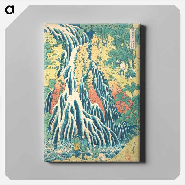 アートパネル-Hokusai's Shimotsuke kurokami-yama kurifuri no taki - 葛飾 北斎 Canvas.