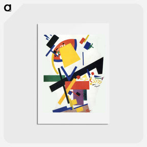 アートポストカード-Suprematism - カジミール マレーヴィチ Postcard.