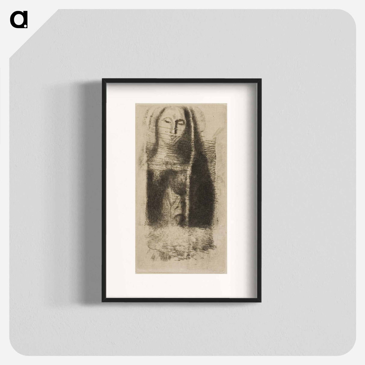 Princess Maleine (The Little Madonna) - Odilon Redon Poster.