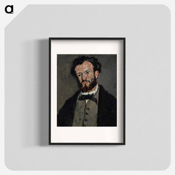 Portrait of Anthony Valabrègue - Paul Cézanne Poster.