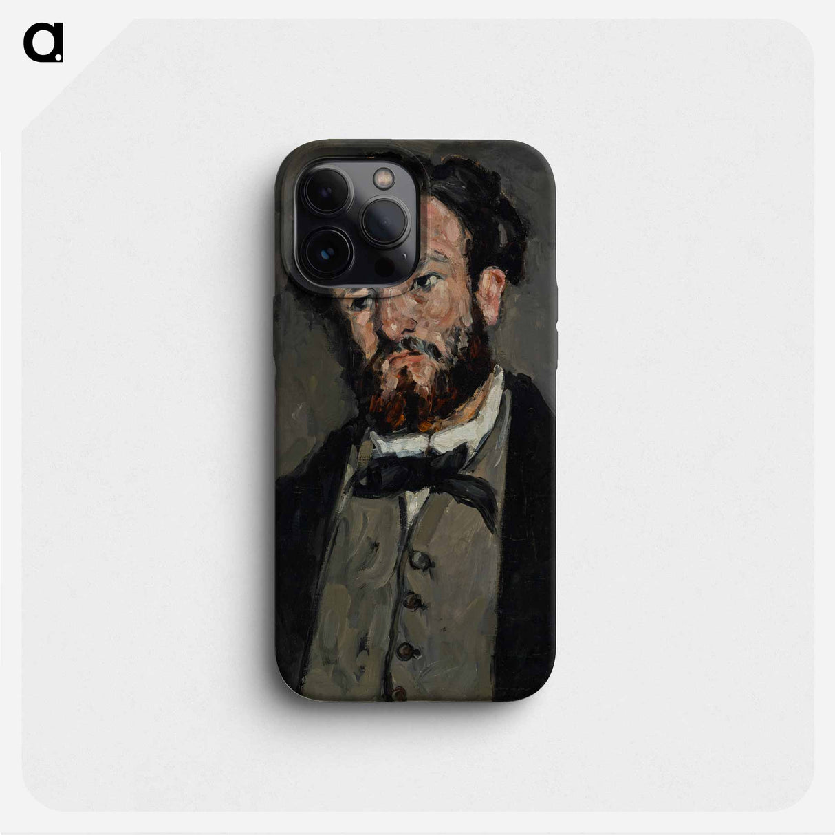 Portrait of Anthony Valabrègue - Paul Cézanne Phone Case.