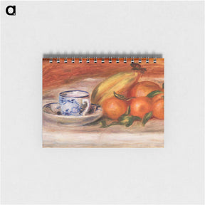 アートメモ帳-Oranges, Bananas, and Teacup - ピエール オーギュスト ルノワール Memo.