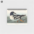 アートメモ帳-Golden-eye Duck from Birds of America
 - アメリカの鳥たち Memo.