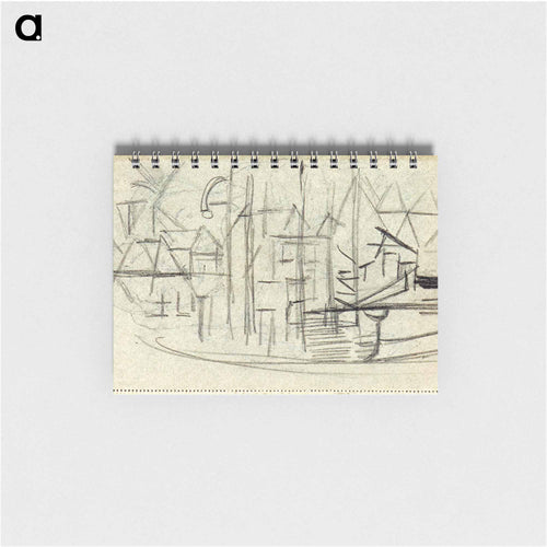 Abstracted cityscape from sketchbook 130 - テオ ファン ドゥースブルフ Memo.