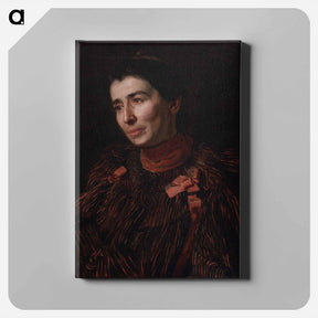 アートパネル-Portrait of Mary Adeline Williams - トーマス エイキンズ Canvas.