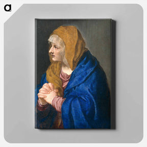 アートパネル-Mater Dolorosa - ティツィアーノ ヴェチェッリオ Canvas.