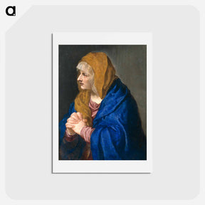 アートポストカード-Mater Dolorosa - ティツィアーノ ヴェチェッリオ Postcard.