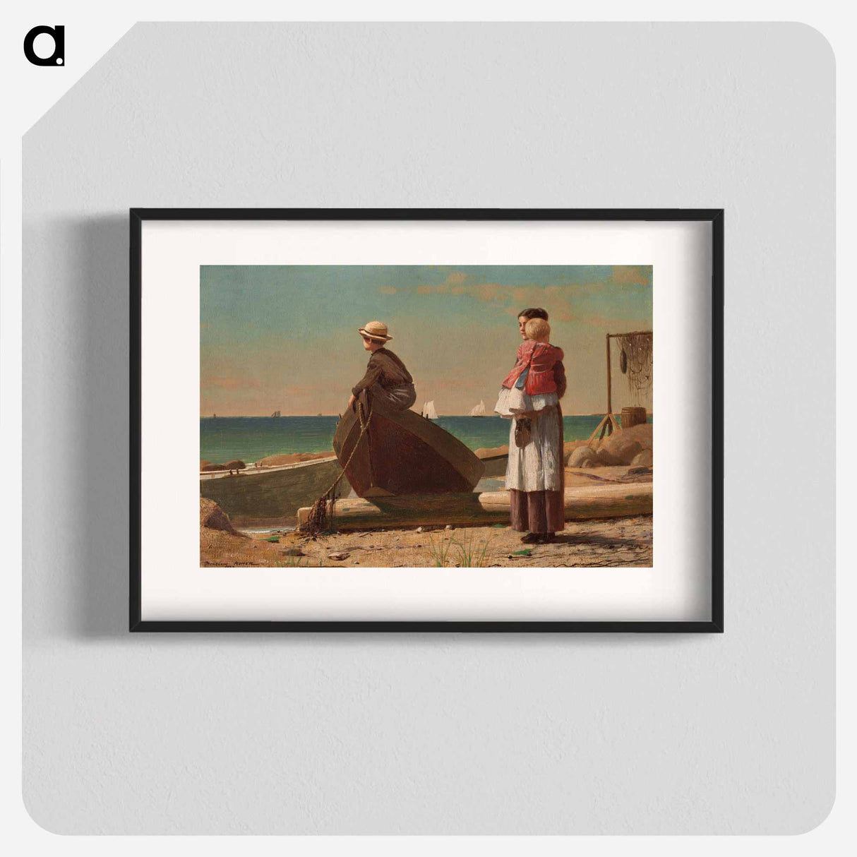 Dad's Coming - Winslow Homer Poster.