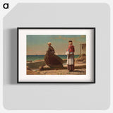 Dad's Coming - Winslow Homer Poster.