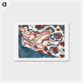 アートポストカード-Liegender Akt, Reclining Nude
 - イェール大学アートギャラリー Postcard.