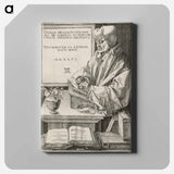 アートパネル-Erasmus of Rotterdam - アルブレヒト デューラー Canvas.