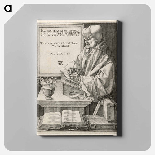 Erasmus of Rotterdam - アルブレヒト デューラー Canvas.
