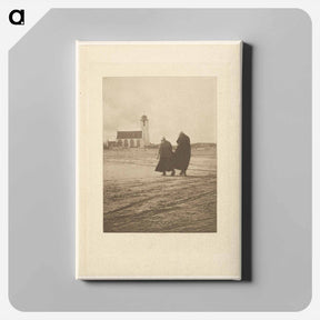 アートパネル-Scurrying Home - The Hour of Prayer - アルフレッド スティーグリッツ Canvas.