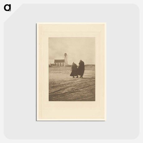 アートポストカード-Scurrying Home - The Hour of Prayer - アルフレッド スティーグリッツ Postcard.