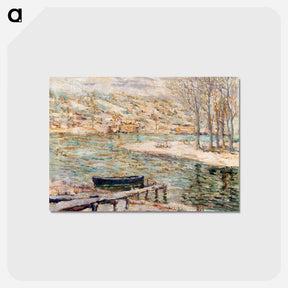 アートポストカード-River Scene-Boat and Trees
 - バーンズ・コレクション Postcard.
