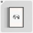アートポスター-Elephant Engraving
 - 大英図書館 Poster.