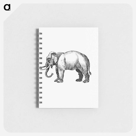 アートメモ帳-Elephant Engraving
 - 大英図書館 Memo.