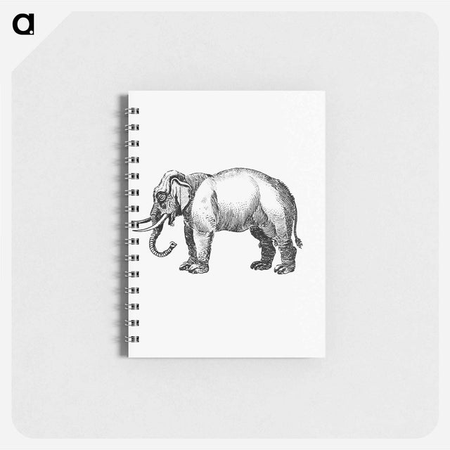 アートメモ帳-Elephant Engraving
 - 大英図書館 Memo.