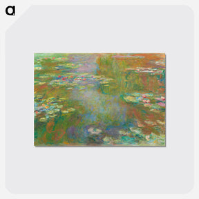 アートポストカード-Water Lily Pond - クロード モネ Postcard.