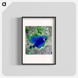 アートポスター-Lake Naivasha from Space
 - 上空からの地球 Poster.