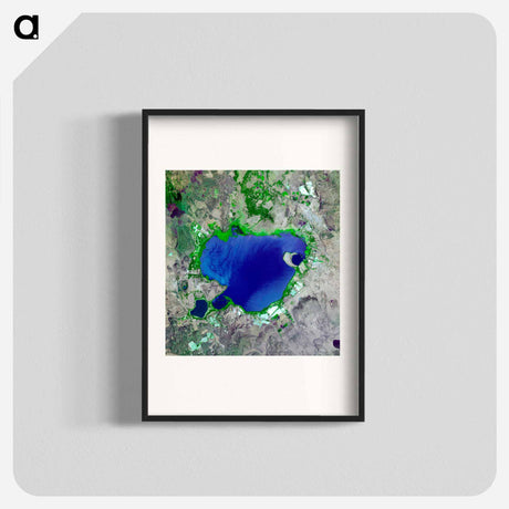 アートポスター-Lake Naivasha from Space
 - 上空からの地球 Poster.