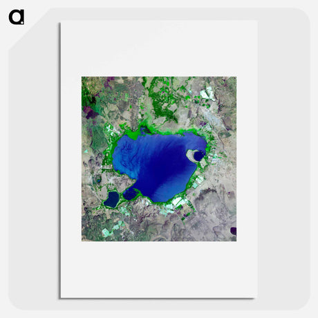 アートポスター-Lake Naivasha from Space
 - 上空からの地球 Poster.
