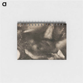 アートメモ帳-Woman Reclining on Her Bed - エドガー ドガ Memo.