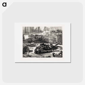 アートポストカード-Civil War - エドゥアール マネ Postcard.