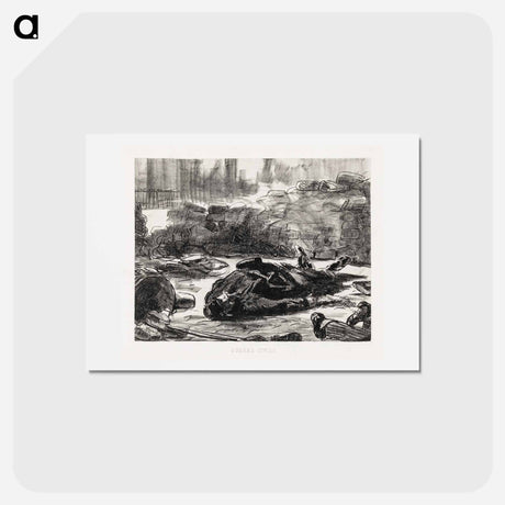 アートポストカード-Civil War - エドゥアール マネ Postcard.