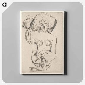 アートパネル-Cruelty - エドヴァルド ムンク Canvas.