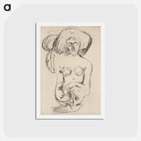 Cruelty - エドヴァルド ムンク Postcard.