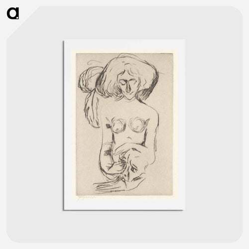 Cruelty - エドヴァルド ムンク Postcard.