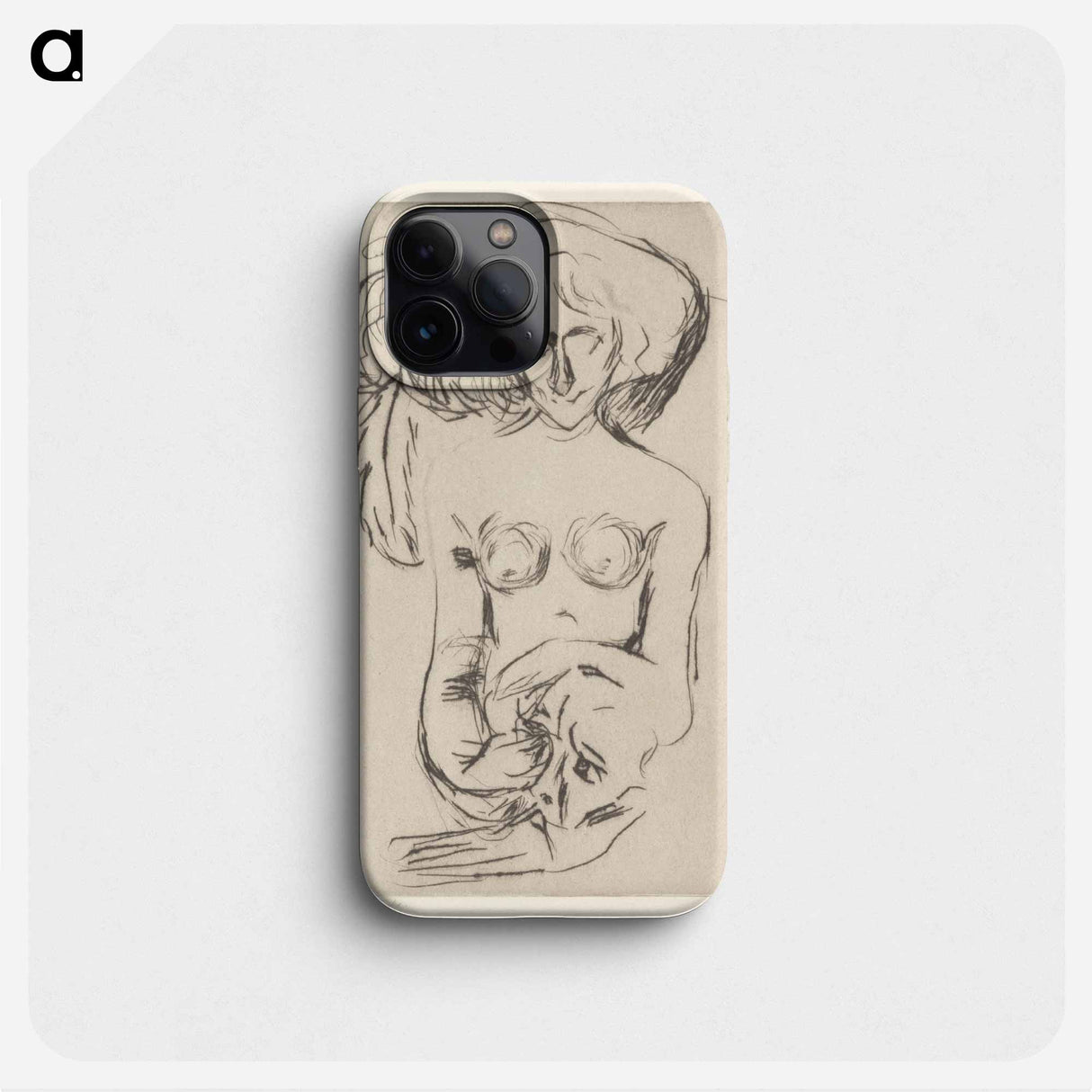 Cruelty - Edvard Munch Phone Case.