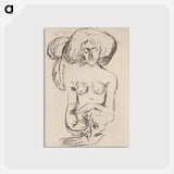 Cruelty - エドヴァルド ムンク Postcard.