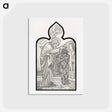 アートポストカード-Saint Philip Baptising the Eunuch - エドワード バーン ジョーンズ Postcard.