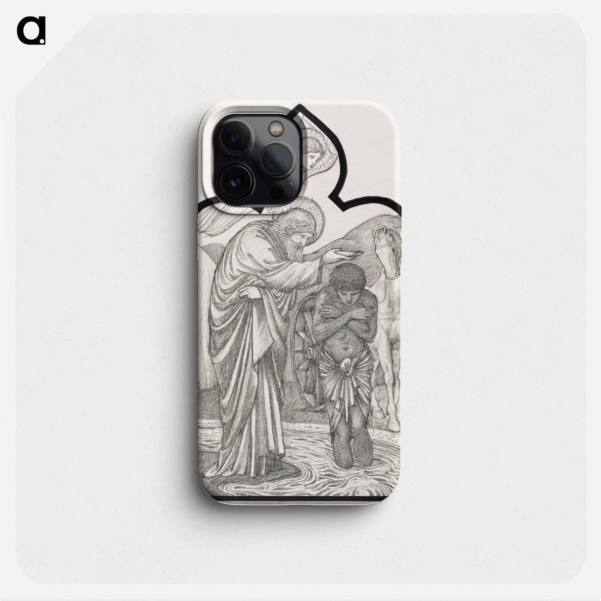 Saint Philip Baptising the Eunuch - エドワード バーン ジョーンズ Phone Case.