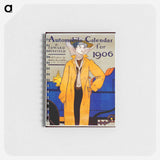 Automobile calendar for 1906 print in high resolution by Edward Penfield. - エドワード ペンフィールド Memo.