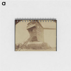 アートメモ帳-Montmartre, Moulin de la Galette, Rue Lepic
 - ウジェーヌ アジェ Memo.