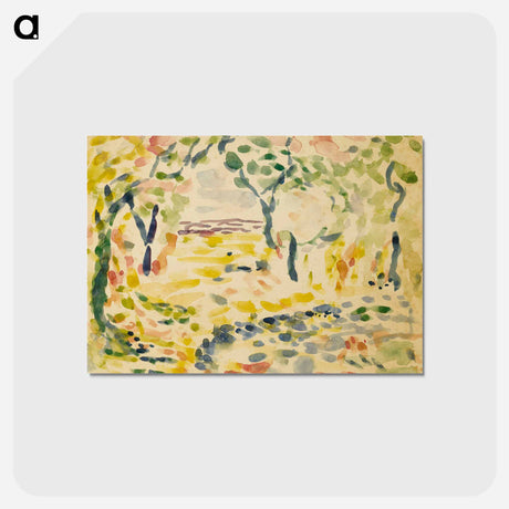 アートポストカード-Étude Pour 'Le Bonheur De Vivre - アンリ マティス Postcard.