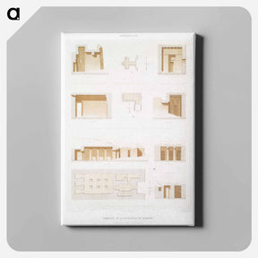 アートパネル-Tombs of Memphite Necropolis
 - エジプト美術史 Canvas.