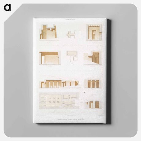 アートパネル-Tombs of Memphite Necropolis
 - エジプト美術史 Canvas.