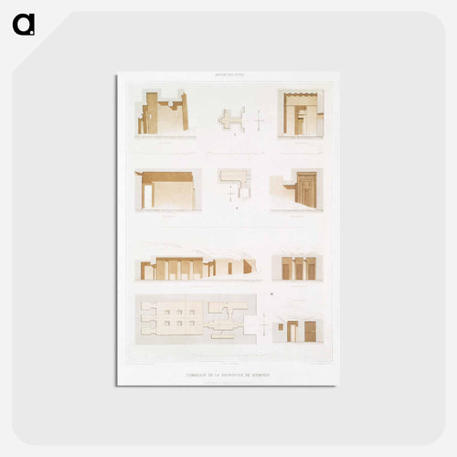 Tombs of Memphite Necropolis
 - エジプト美術史 Postcard.